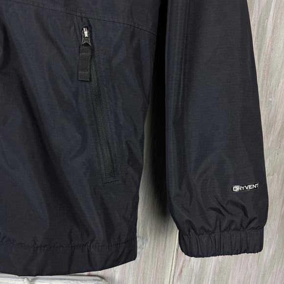 The North Face Boys DryVent Hooded Jacket Black Fleece Lined M Youth Gorpcore - Picture 3 of 16